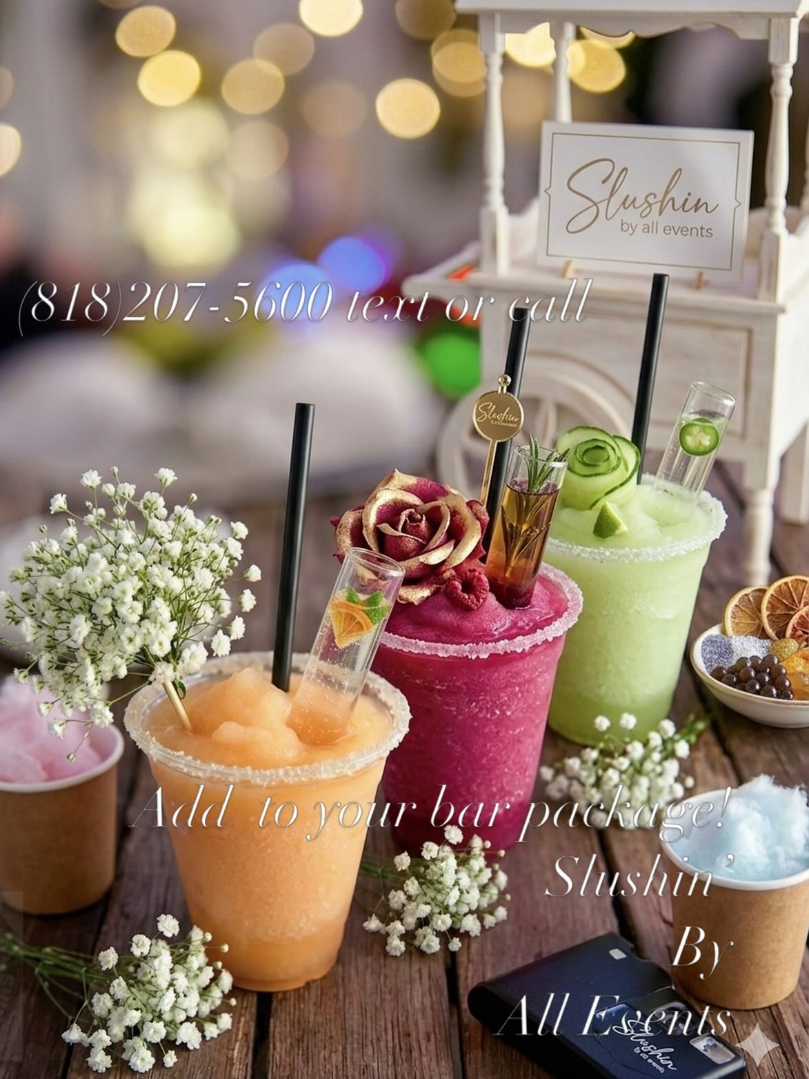 Three guests sharing a moment with cocktails at a recent event